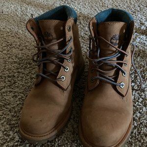Tan Timberland Hiking/Casual Boots (Women's)